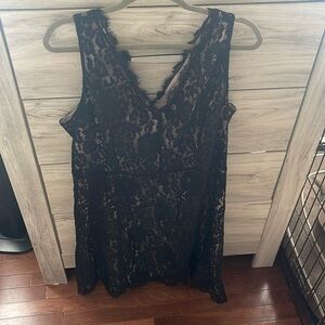 Loft Black lace Dress